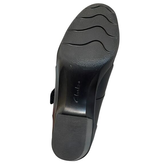 Clarks Collection Emslie Lulin Mary Jane Heels Black, Size 8.5 - Picture 6 of 9